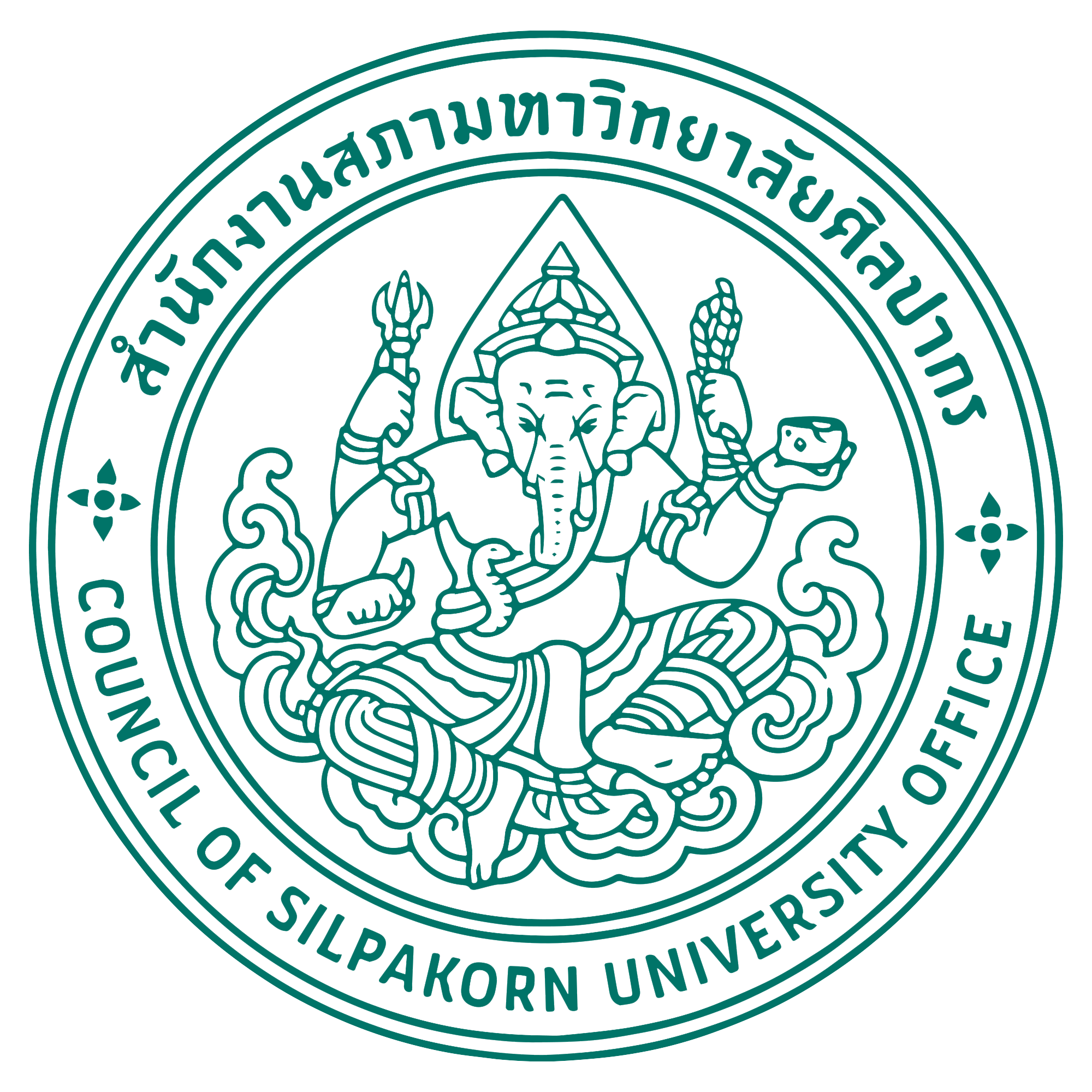 ตราสภาไม่มีพื้นหลัง (สีเขัยว)